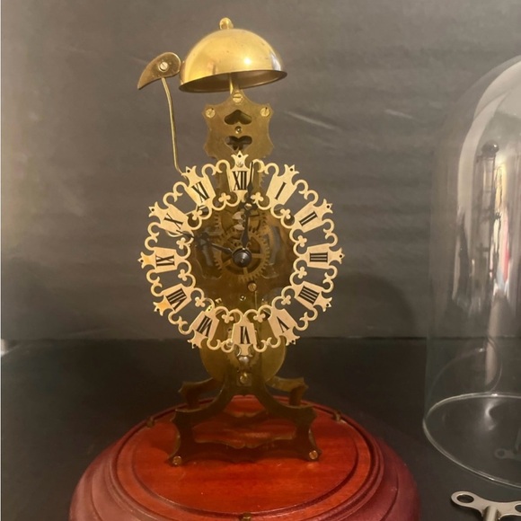 Antique Skeleton Clock - Picture 2 of 7